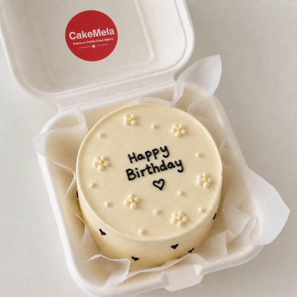 Vanilla Blossom Bento Cake in Ranchi