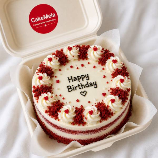 Birthday Red Velvet Bento Cake in Ranchi