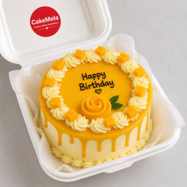 Mango Cream Bento Cake in Ranchi