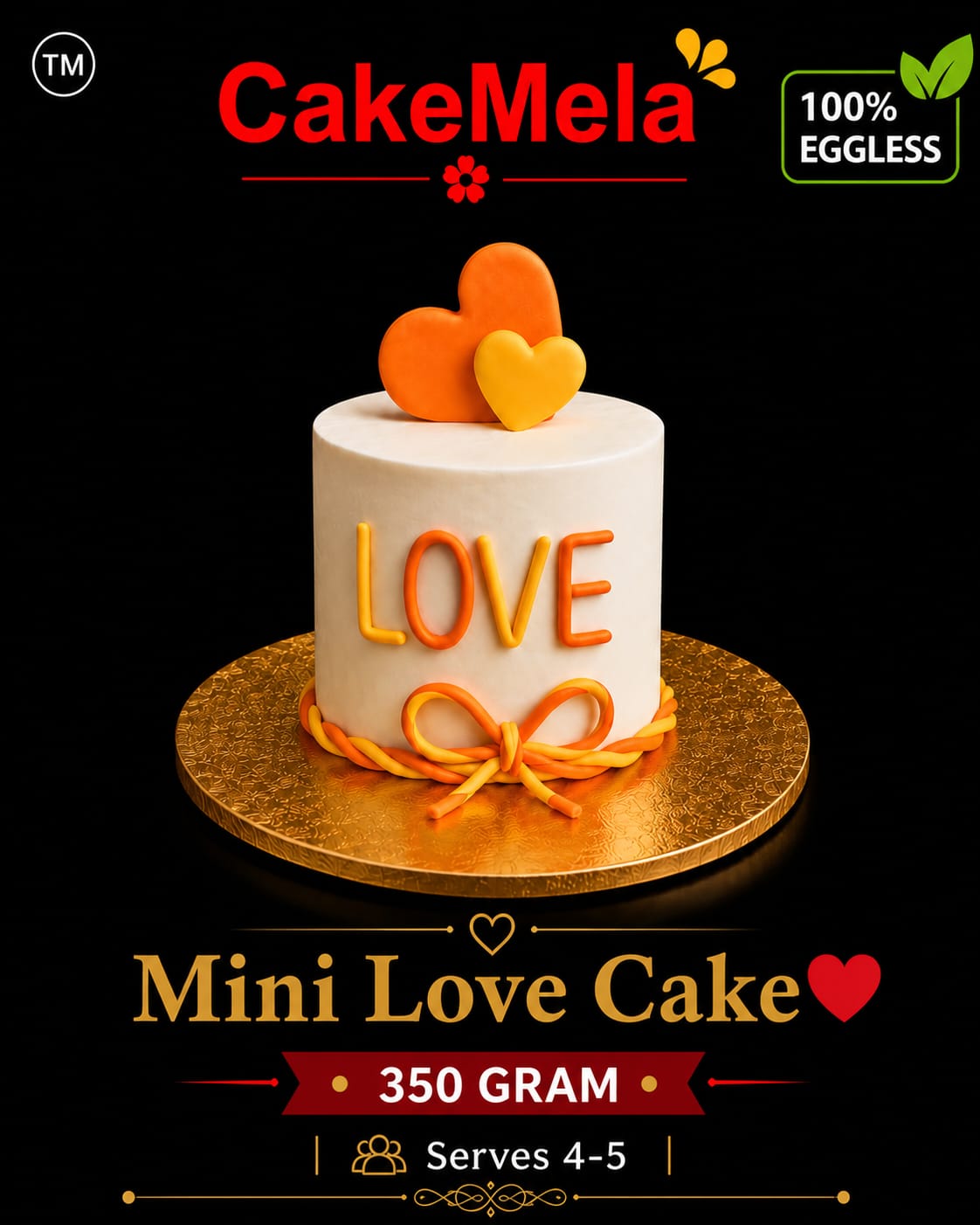 Mini Love Cake in Ranchi