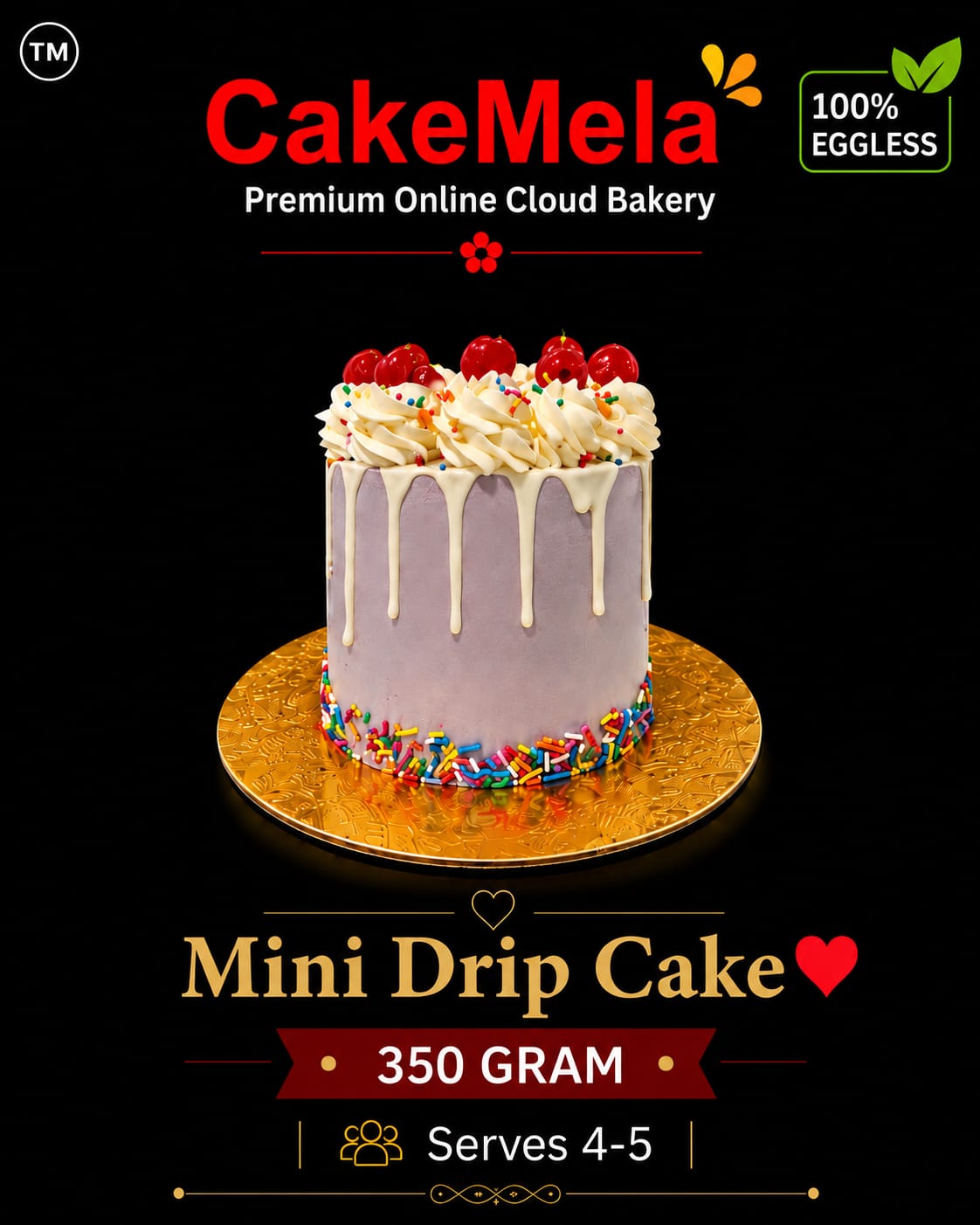 Mini Drip Cake in Ranchi